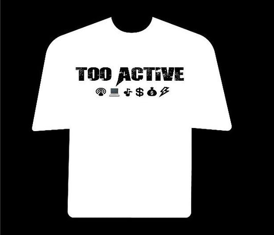 White TOO ACTIVE Tee