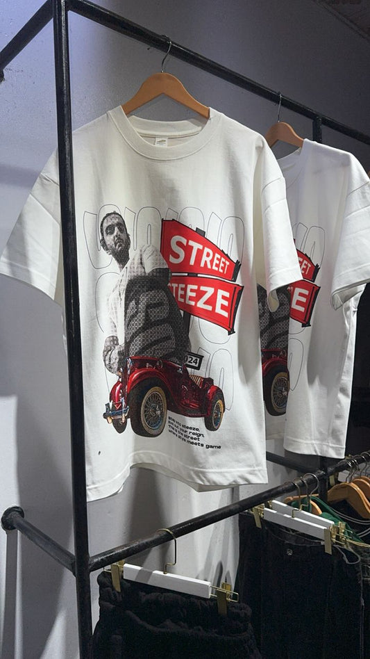 White SOMEONE RESCUE ME Tee